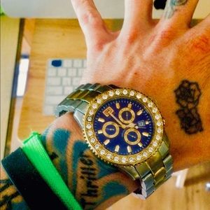 Marc Echo Masterpiece, Gold and Stainless Steel